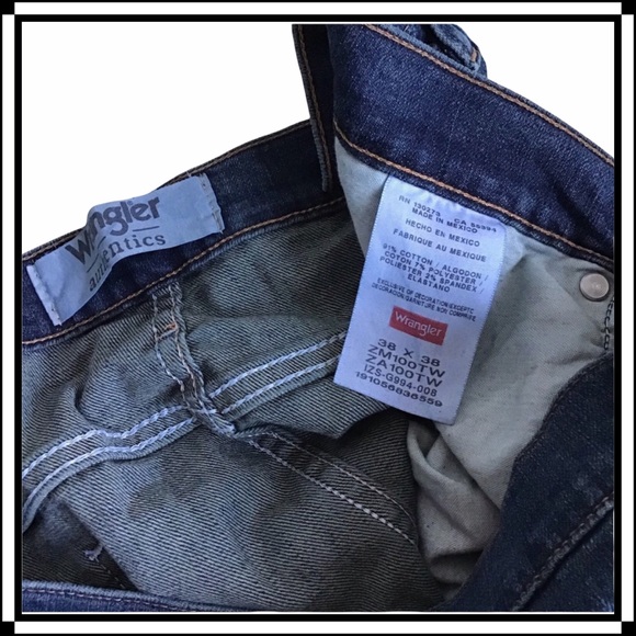 Wrangler | NWT Authentic 5 Pocket Jeans 38x38 - Picture 7 of 11
